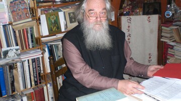 Profesor Instytutu Teologii Prawosławnej Saint Serge w Paryżu; prof. Nikolay Ozolin [wykładowca ikonologii w Instytucie]