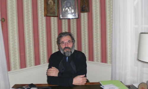 Profesor Instytutu Teologii Prawosławnej Saint Serge w Paryżu; prof. Nikolay Černokrak [Dziekan Instytutu]