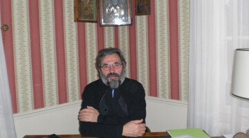 Profesor Instytutu Teologii Prawosławnej Saint Serge w Paryżu; prof. Nikolay Černokrak [Dziekan Instytutu]