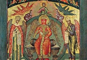 Wersja ikony nowgorodzkiej (XVII w.)